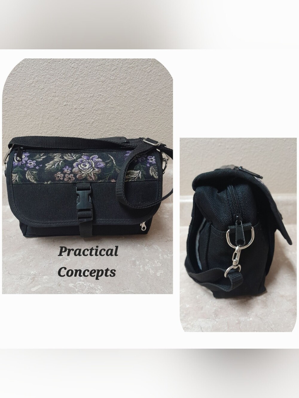 Practical Concepts Vintage Floral Tapestry Travel Case Size:OS